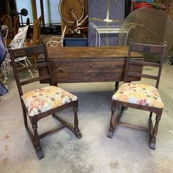 Antique Table & Chairs 