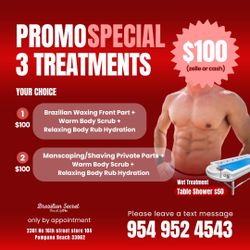 Super Promotion 3 Treatments $100