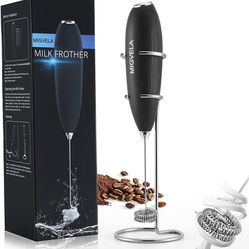 Electric Milk Frother Handheld for Drink Mixer Battery Operated