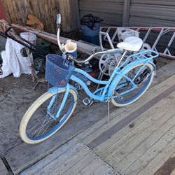 Female Beach Cruiser Pretty Bike. Take A Ride