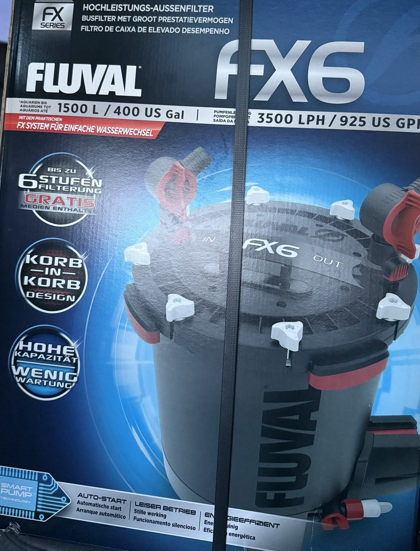 FX6 Fluval Aquarium Filtration System