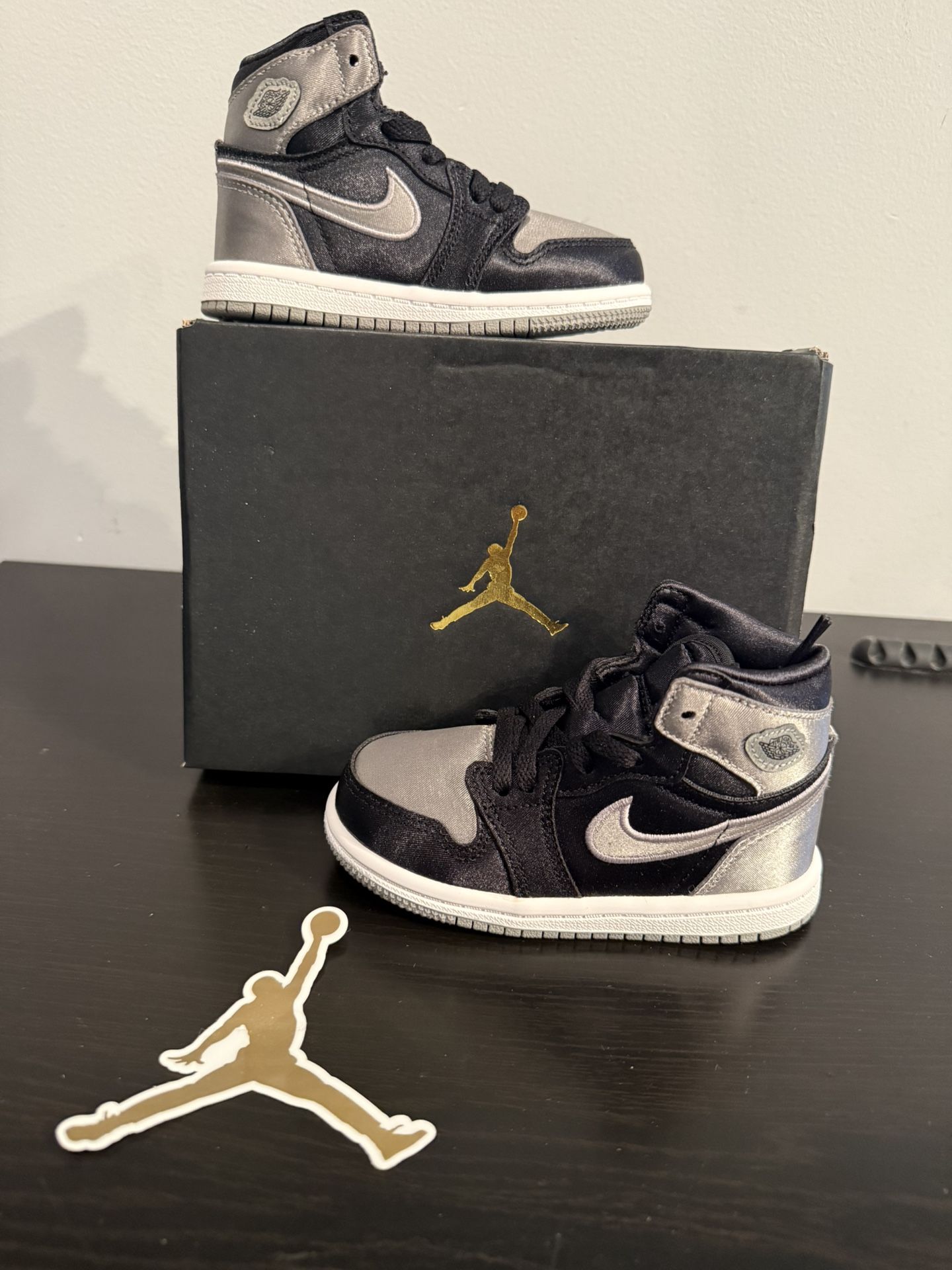 Jordan 1 Retro High OG “Satin Shadow” (Toddler)