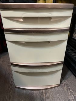 3 Drawer Plastic Storage