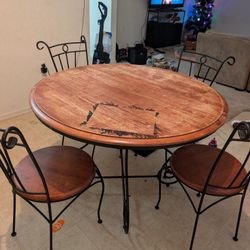 Table And Chairs For Sale, Must Pick Up