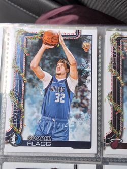 Cooper Flagg Topps RC Dallas Mavericks Basketball Card