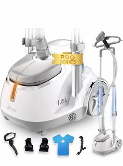 Garment Steamer with Roll Wheels, 1500 watts
