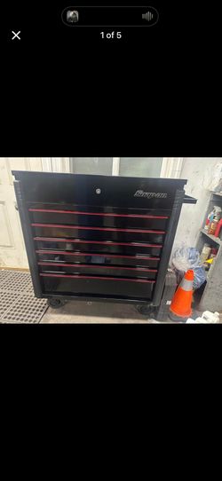 SNAP ON TOOL BOX WITH TOOLS