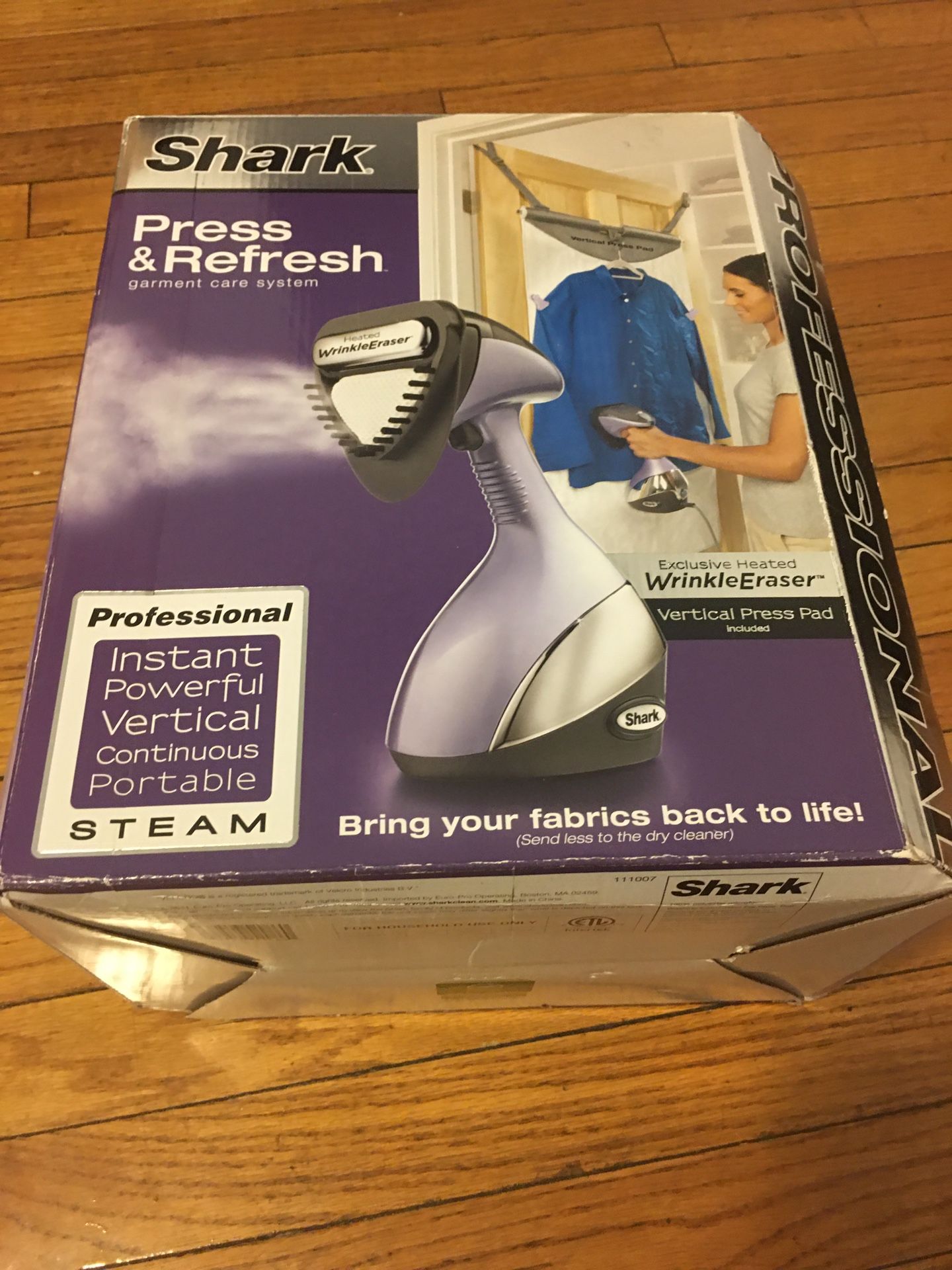 Professional steamer press and Refresh