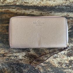 Kate Spade Shimmer Rose Gold Wallet