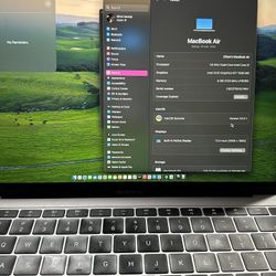 2019 Apple MacBook Air 13.3" i5 1.6GHz 8GB RAM 128GB SSD Space gray A1932