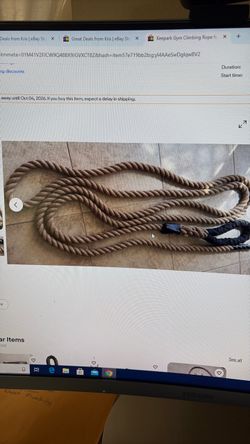 Keepark climbing rope for exercise 1 1/2 x 30’ long