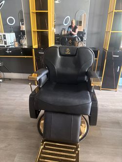 Barber Chair and station
