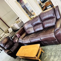 Two Piece Recliner 