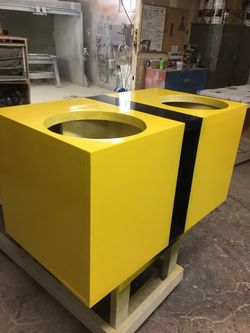 Sub boxes. Need a nice, solid clean look. Message , we can meet at my shop.