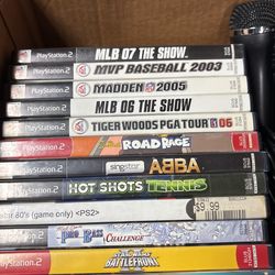 PS2games With 3 Singalong Mikes And USB adapter 