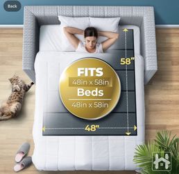 58in x 48in Bunkie Board, Heavy Duty Bed Board for Frame Under Mattress to Stop Sagging Mattress
