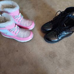 Girls Beautiful Pair Of Boots Or shoes Sized 2