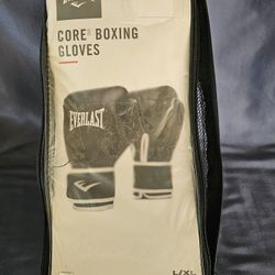 Everlast Core 2 P00002327 L/XL Boxing Training Glove Large Black/Black