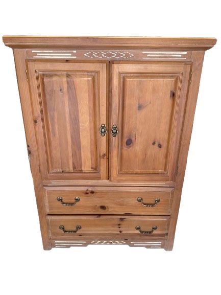 Solid Wood Armoire / Storage Cabinet- $250