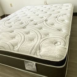 Queen Size Mattress 14” Inches Thick Pillow Top. New From Factory. Available All Size. Same Day Delivery