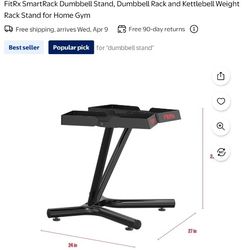 FitRx SmartRack For Dumbbell & Kettlebells