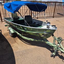 Aluminum Fishing Boat with Trailer – $1,250 OBO 