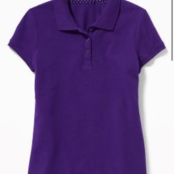 (NEW ) Old Navy Purple Polo Shirt School uniform size 10-12i