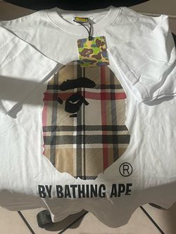 BAPE By Bathing Ape Plaid Graphic T-Shirt