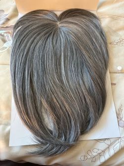 Hair Topper Salt & Pepper Color