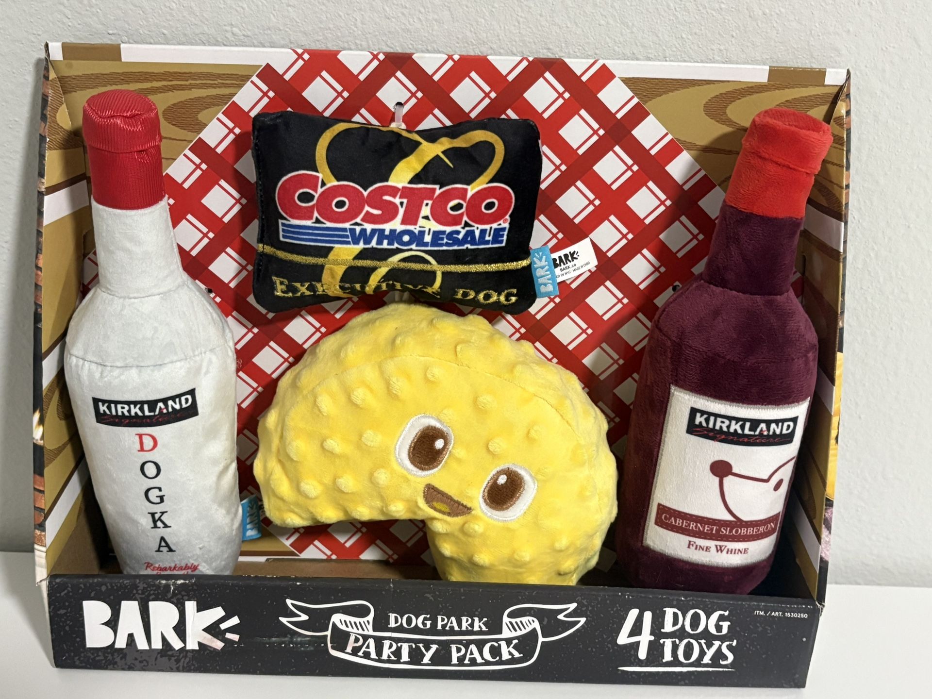 BARK Costco Dog Toy Set (4-Pack) – Brand New