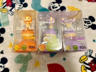 Baby KR Fresh Fruit And Veggie Feeder, BPA Free , Price Is For The Bundle