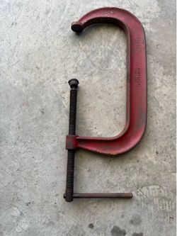 Armstrong No. 412 forged steel C-clamp heavy duty