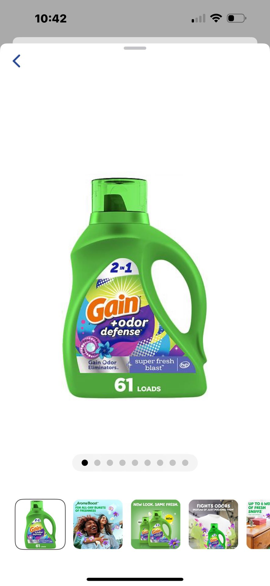 Gain Detergent