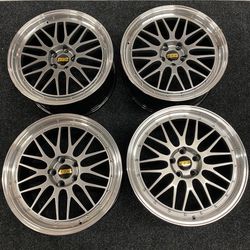 NEW 18” BBS LM STYLE WHEELS RIMS 18x8 +35 (5x120) CB: 72.6