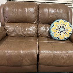 Recliner Leather Couch (set Of 3)