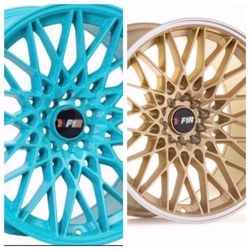 F1R 18" Wheels 5x100 5x120 5x114 (only 50 down payment/ no CREDIT CHECK)