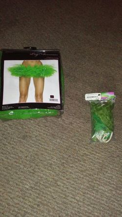Green tutu and jungle bikini top
