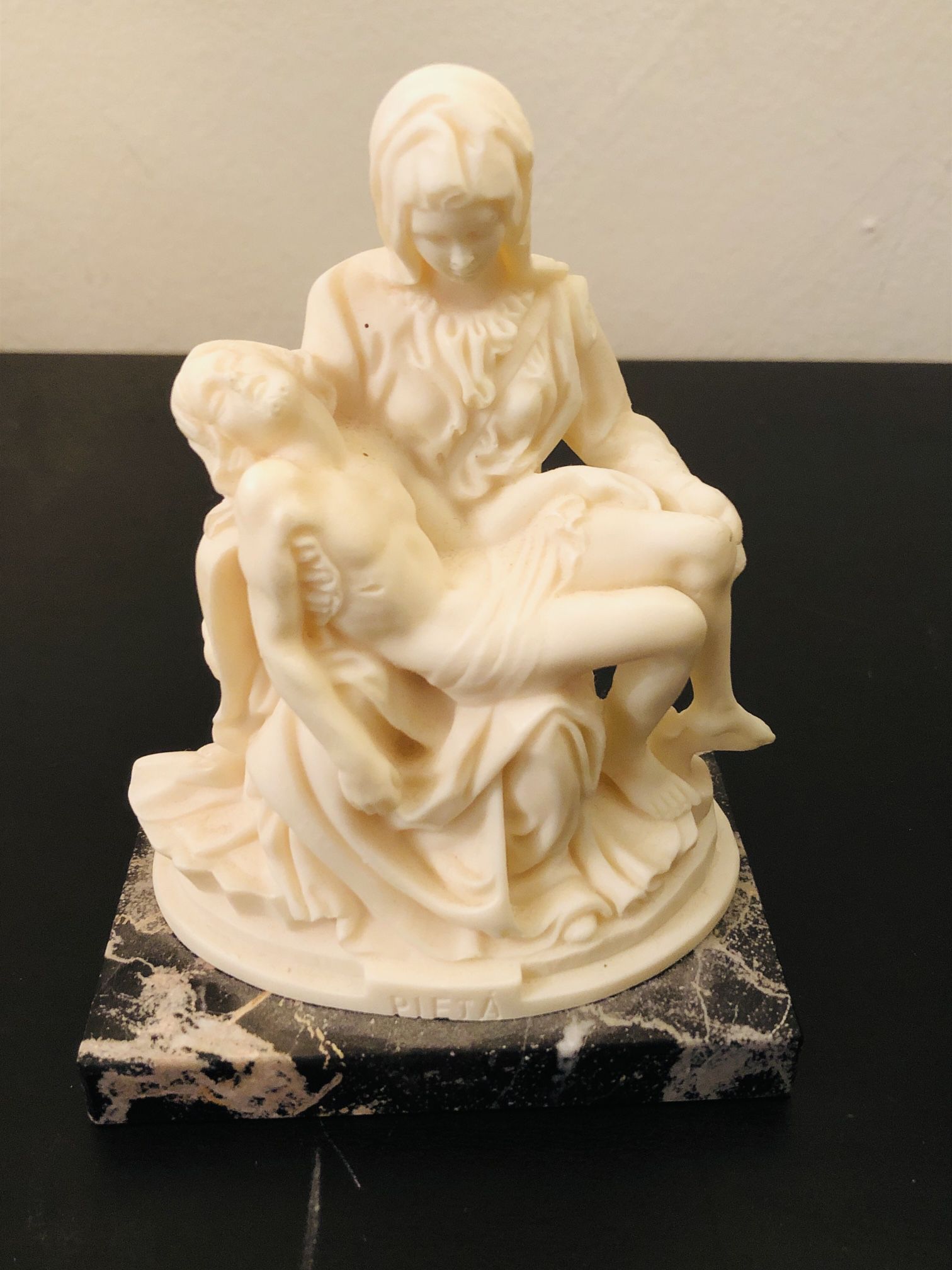 Beautiful Vintage Italian Ceramic PIETA. Statue Of Marry PBUH Jesus’s PBUH Mother 