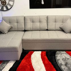 🛋️ Sofa Cama Moderno Nuevo - ¡Llévatelo hoy por solo $39 de inicial!