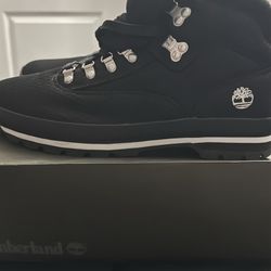 Timberland Men’s Black/White Euro Hiker Boots Size 12