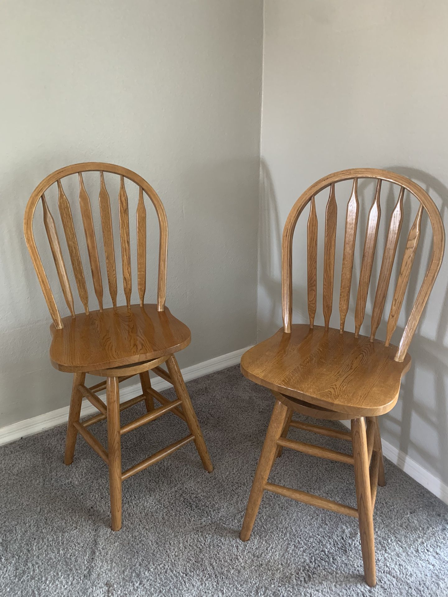 Wooden Barstools/Tall Chairs