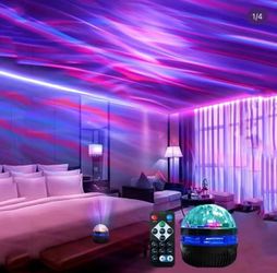 LED Starry Projection Light with Remote – 7 Colors – Brand New