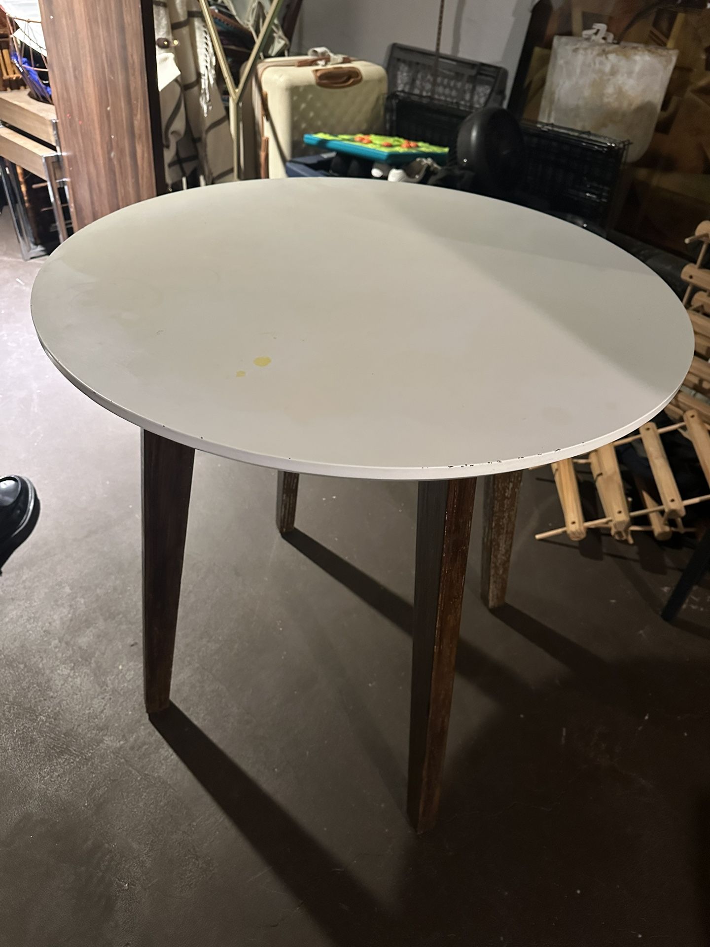 White Round Table