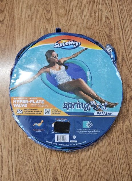 NEW Swimways Springfloat.
Support 250 pounds.