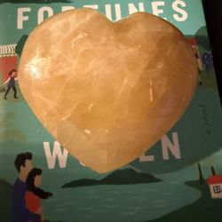 Orange Calcite Crystal Heart