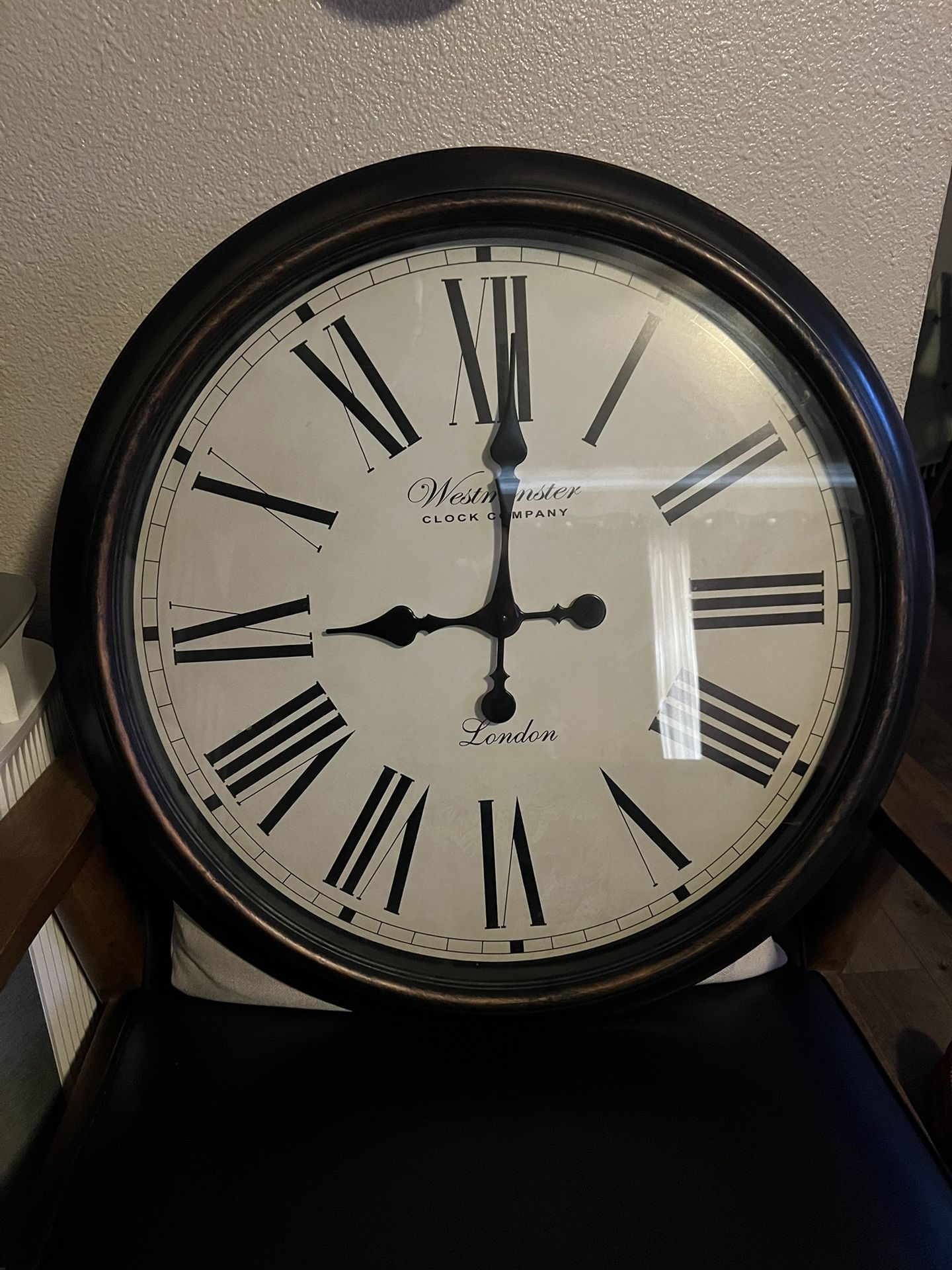 Westminster Clock Company Wall Clock for Sale in Grand Terrace, CA