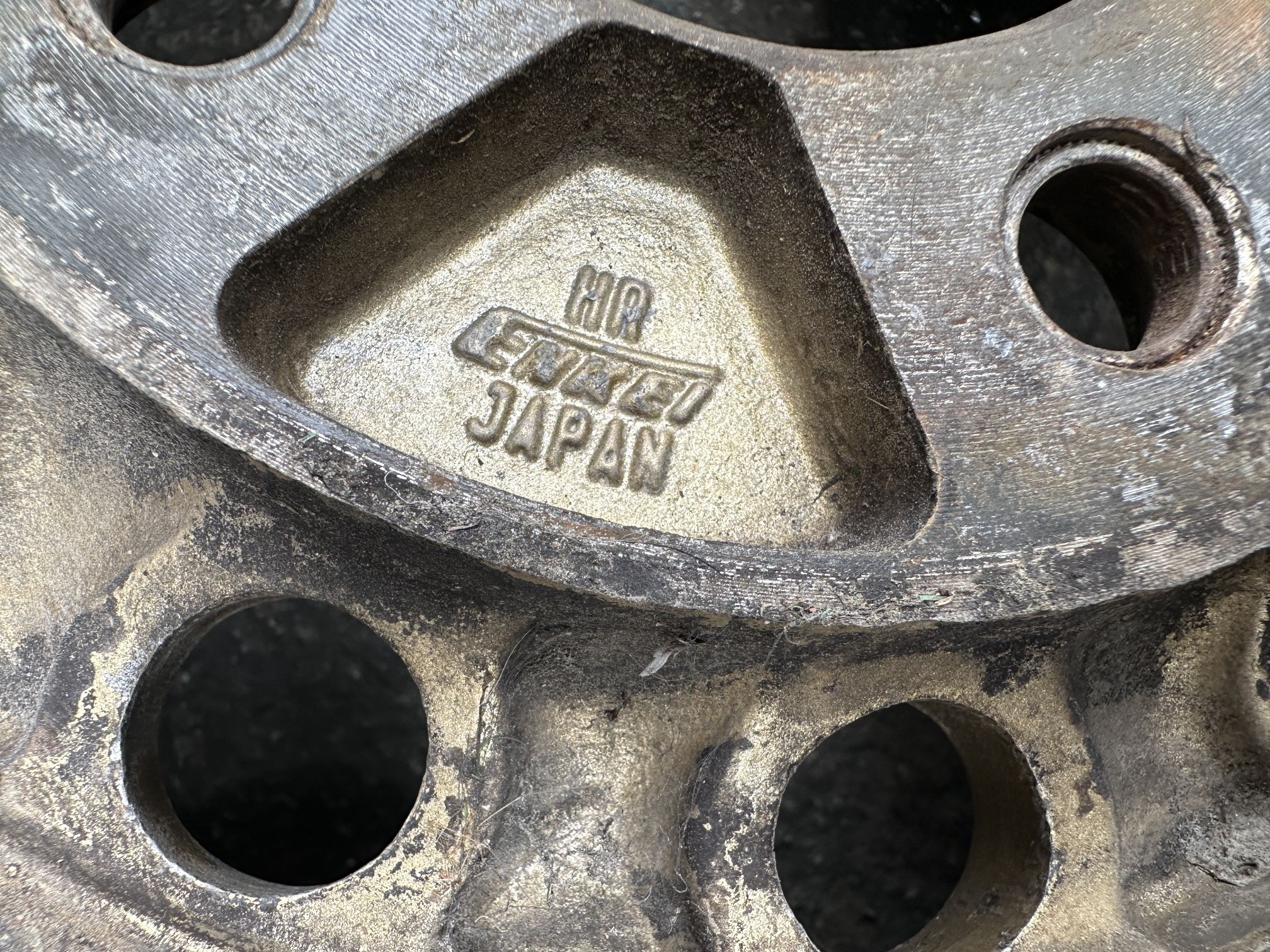 Enkei Hurricane Staggered Chevy rims. 5 on 4.75 lugs 14x7 and 15x8.5