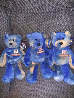 1998 Limited Treasures NFL Pro Bears Tie Dye Champs Set of 3