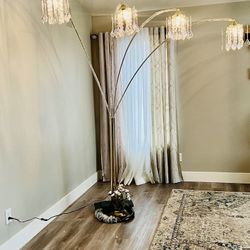 Gold Color Floor Lamp