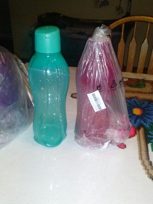 Tupperware eco water bottle